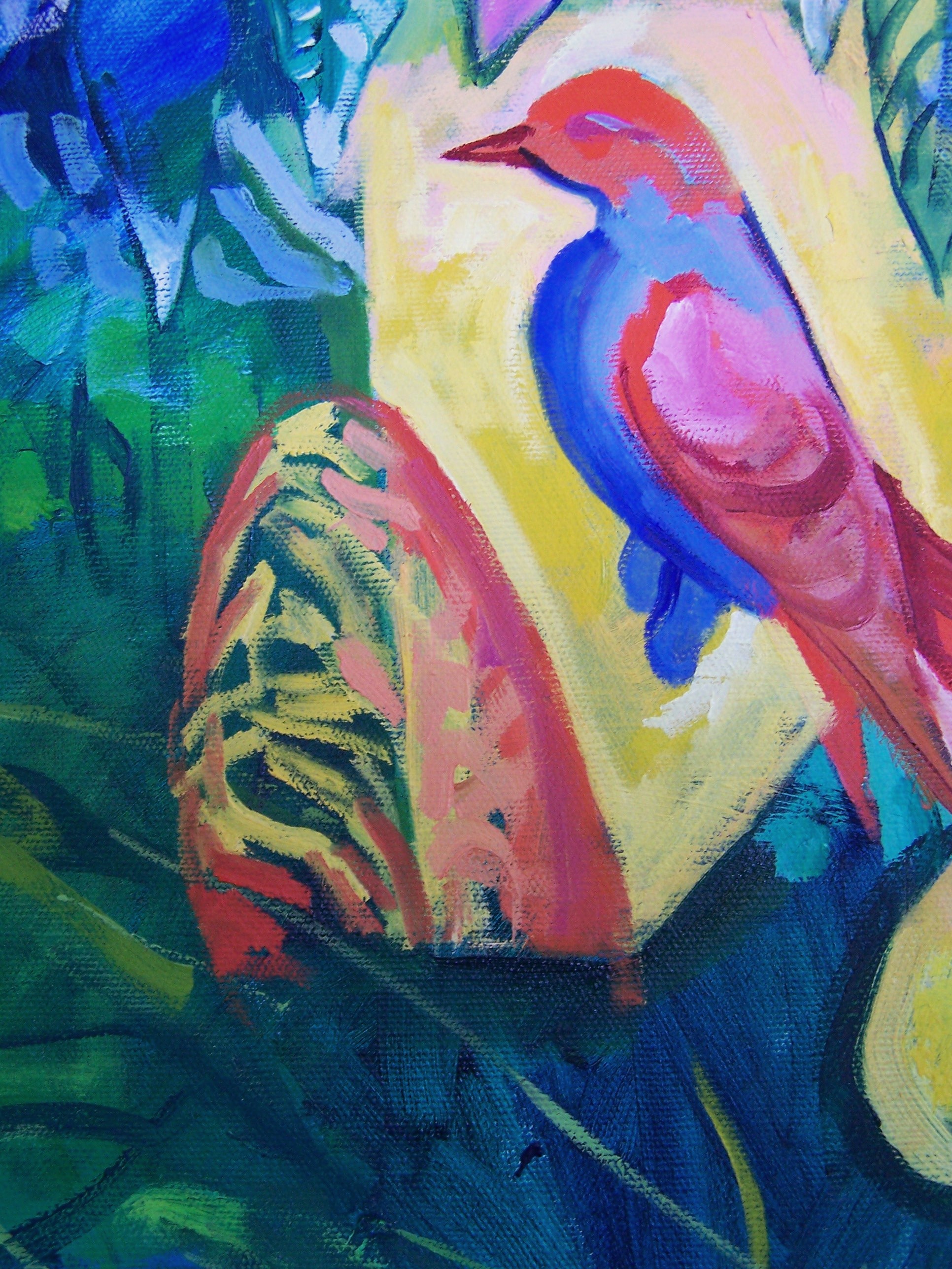 1932x2576 Hidden In The Dense Forest Of Painting Aletha Kuschan's Weblog - Confused Painting