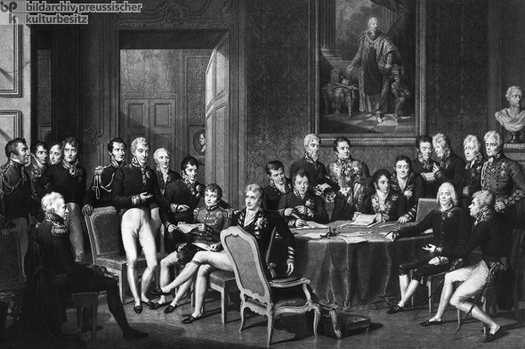 590x392 Ghdi - Congress Of Vienna Painting