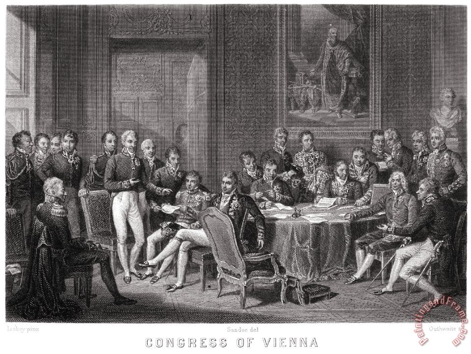960x722 Others Congress Of Vienna, 1815 Painting - Congress Of Vienna Painting
