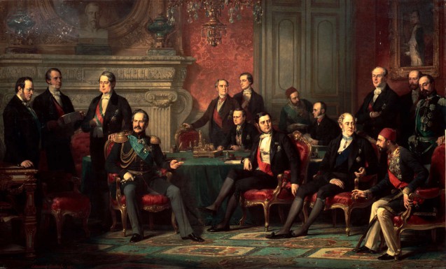 637x385 The Congress Of Paris, 25 February - Congress Of Vienna Painting