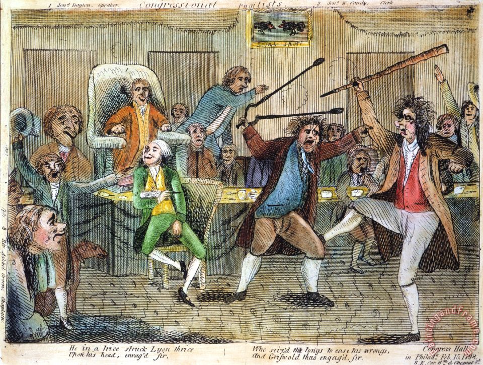 960x725 Others Congressional Pugilists Painting - Congress Painting