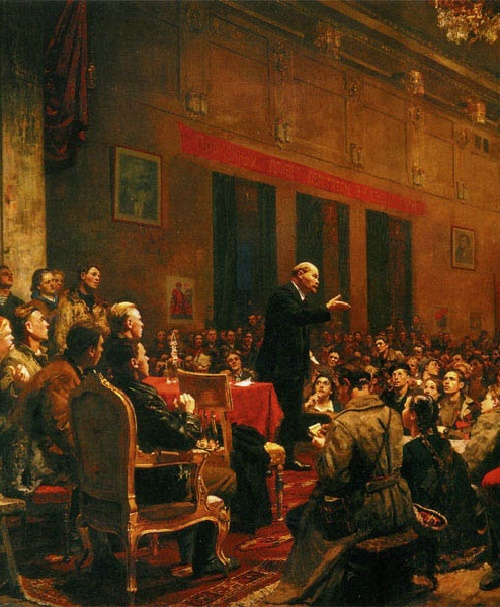 500x607 Soviet Art, Ussr Culture - Congress Painting