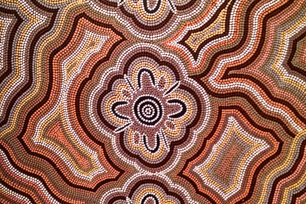 630x420 Connecting The Dots Aboriginal Art Tied To Land, Religion - Connect The Dots Painting