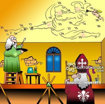 400x399 Dot To Dot Cartoons And Comics - Connect The Dots Painting