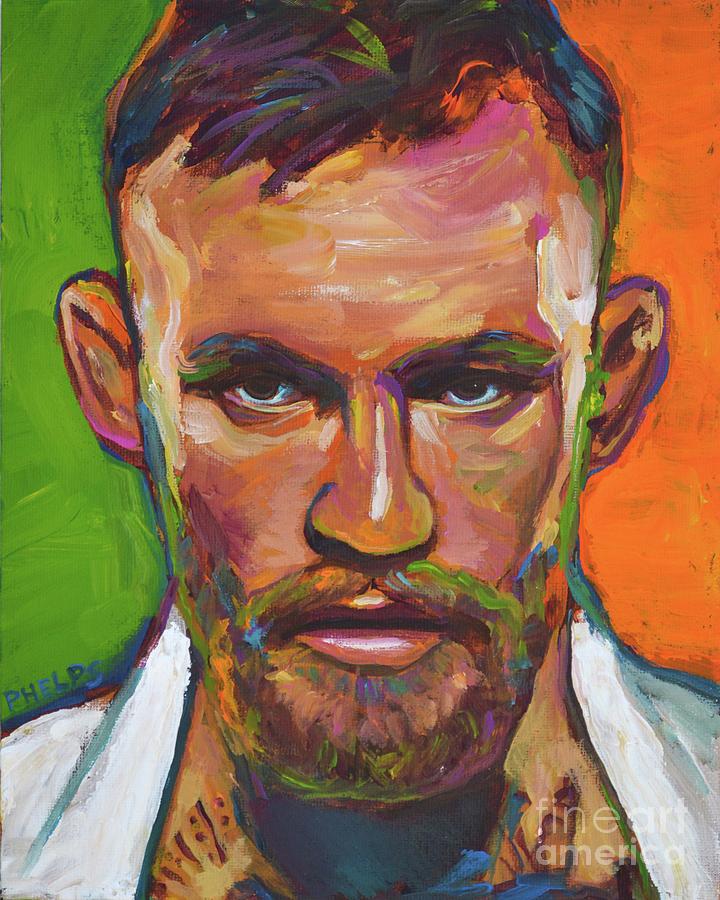 720x900 Conor Mcgregor Painting By Robert Phelps - Conor Mcgregor Painting
