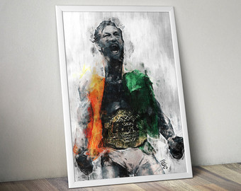 340x270 Conor Mcgregor Ufc Quote Poster - Conor Mcgregor Painting
