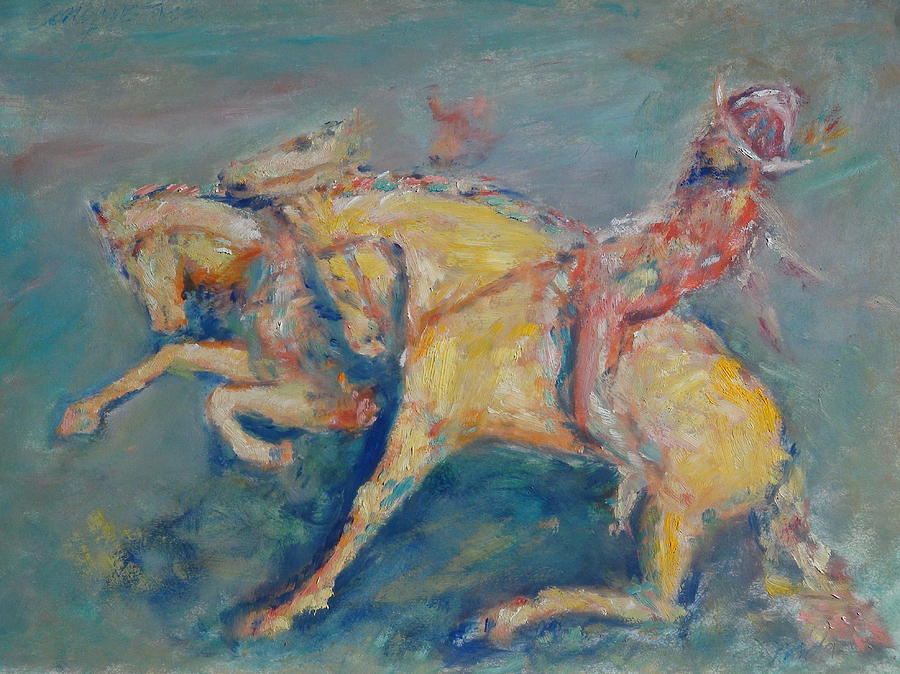 900x674 El Conquistador Francisco De Coronado Painting By Horacio Prada - Conquistador Painting