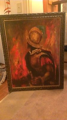 225x400 Rare, Large (35x45) Antique Spanish Conquistador Painting By - Conquistador Painting