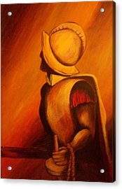 174x270 The Conquistador Painting By Clarence Butch Martin - Conquistador Painting