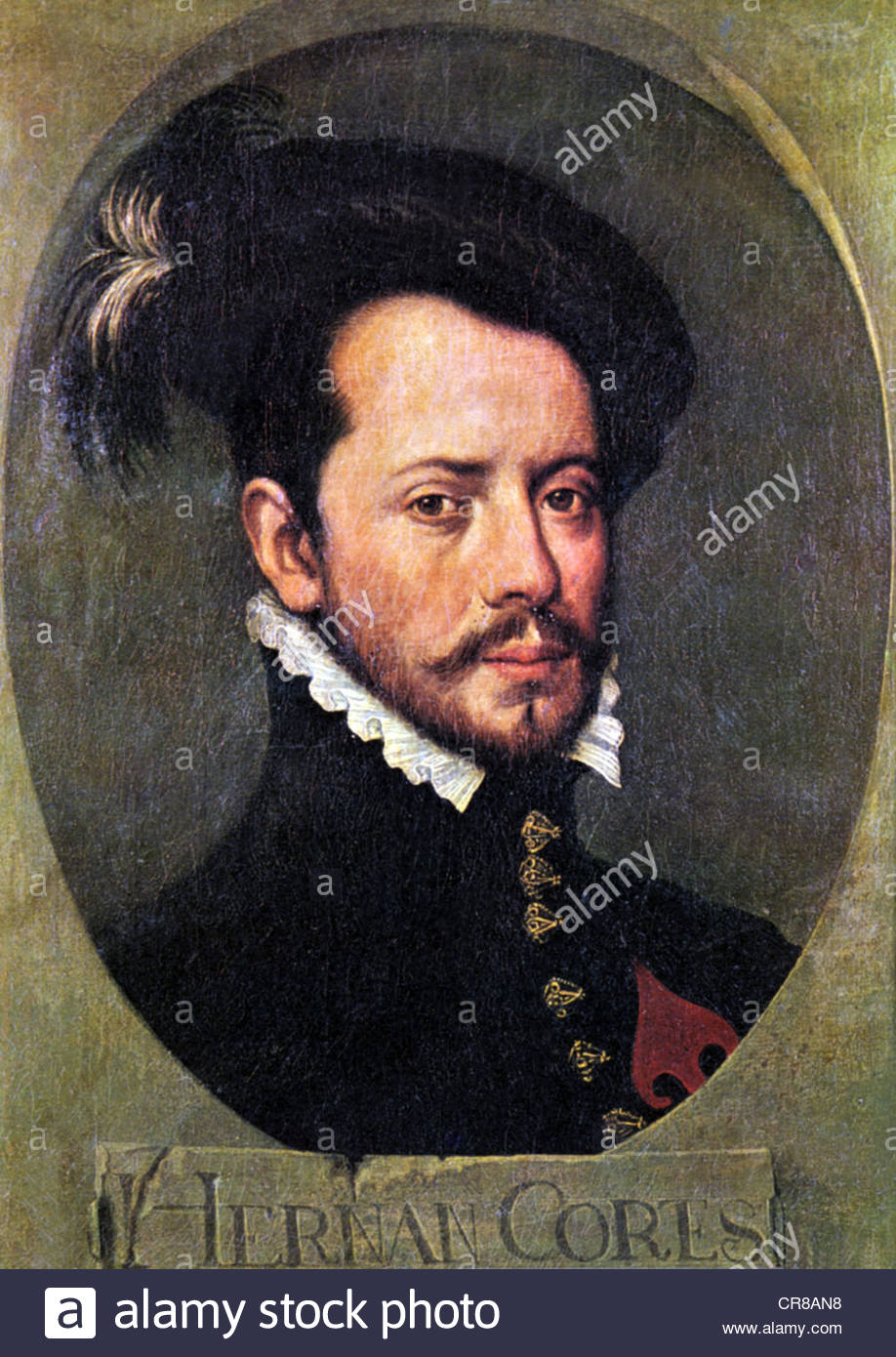 918x1390 Cortes, Hernan, 1485 - Conquistador Painting