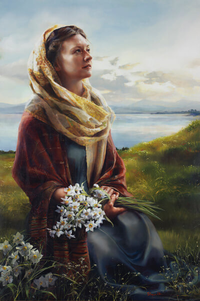 400x600 Consider The Lilies By Elspeth Young - Consider The Lilies Painting