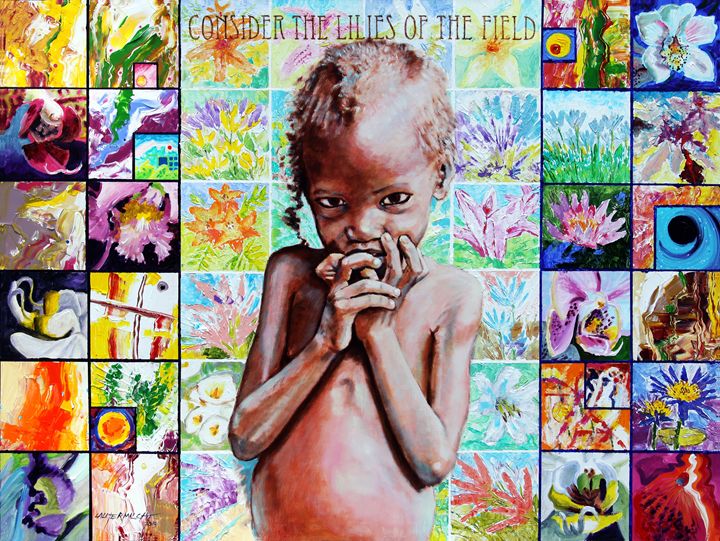 720x541 Consider The Lilies Of The Field - Consider The Lilies Painting