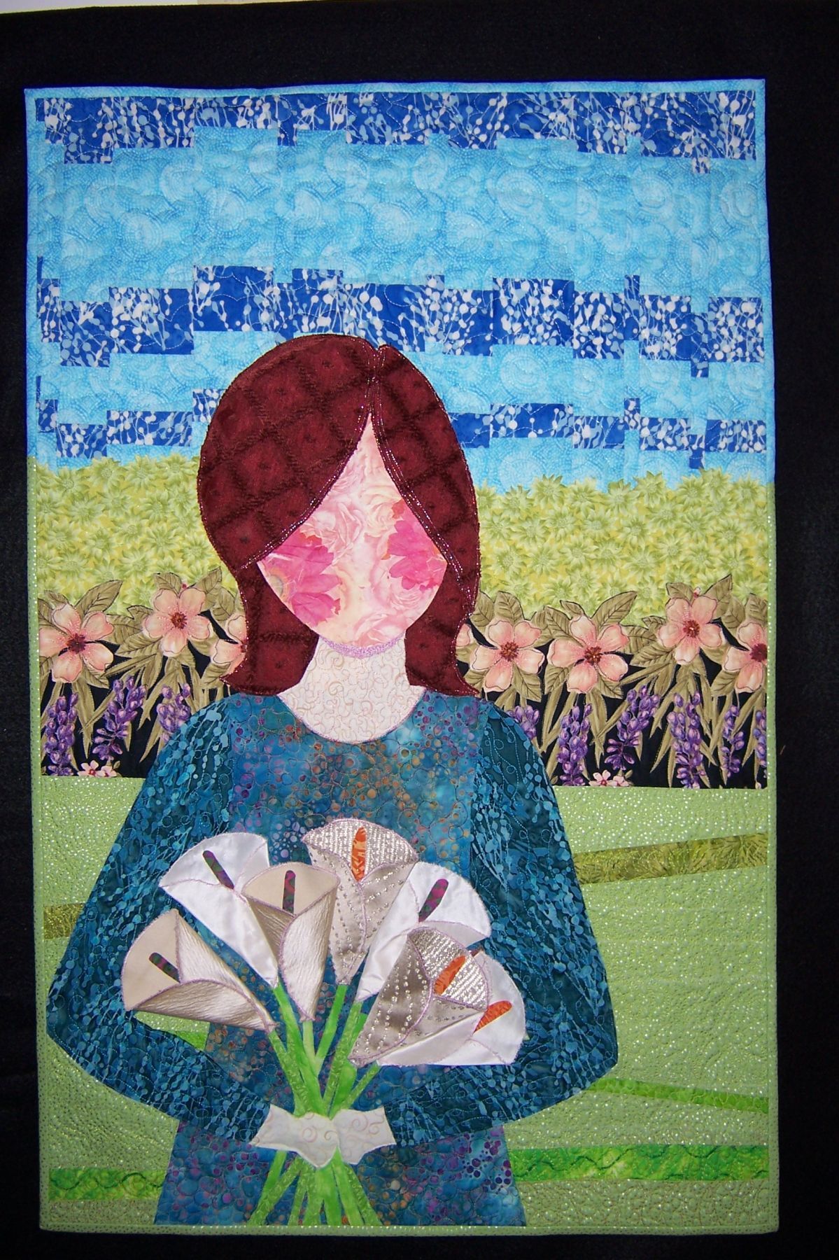 1199x1800 Consider The Lilies Quilts And Other Works Of Art By Ann - Consider The Lilies Painting