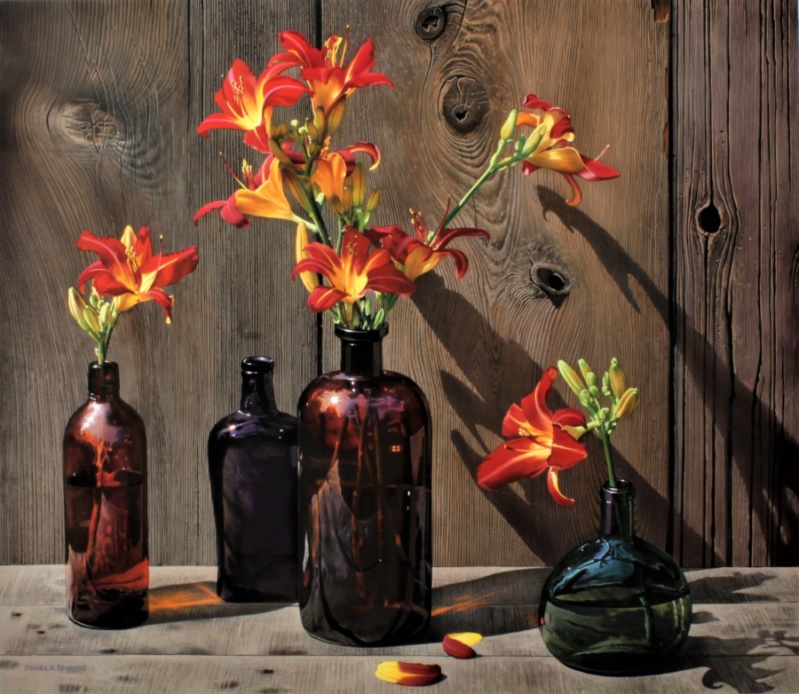 900x782 Daniel K. Tennant Website - Consider The Lilies Painting