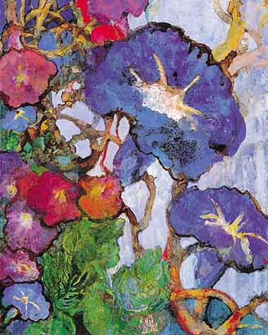 380x476 Patricia Nix - Consider The Lilies Painting