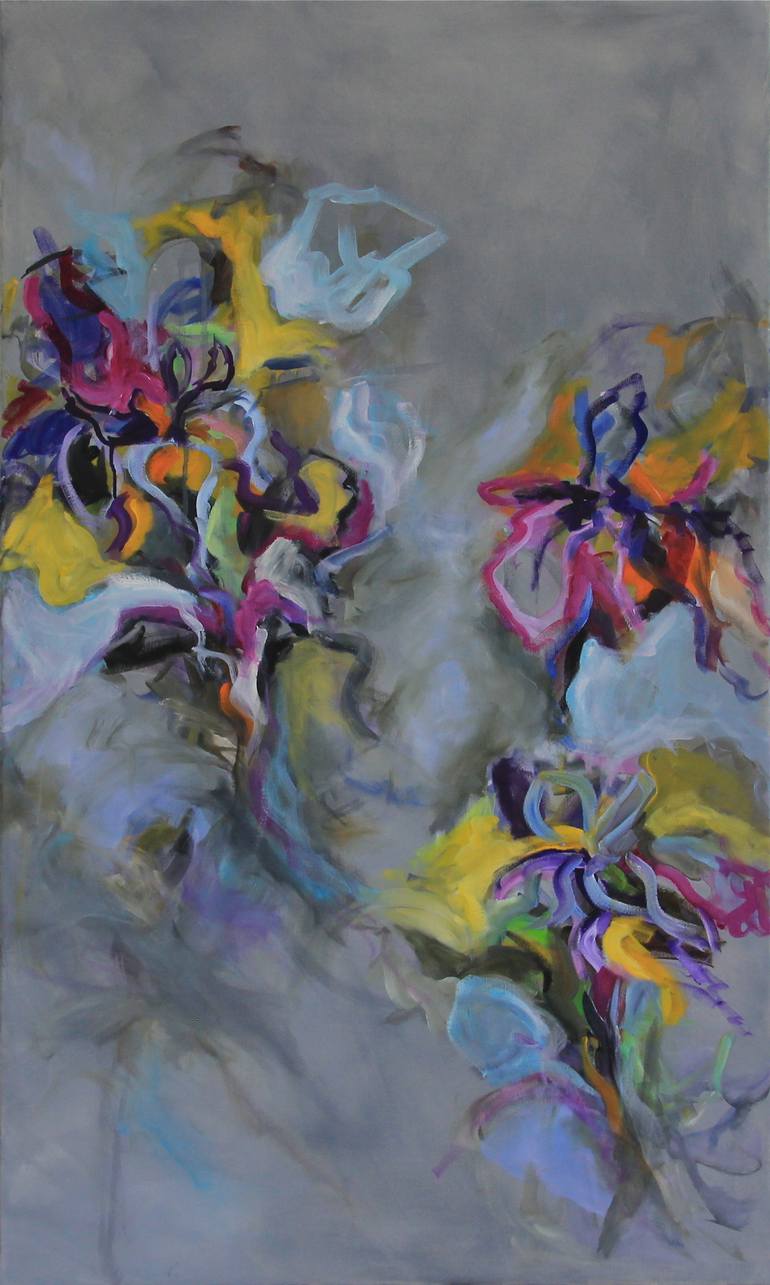 770x1285 Saatchi Art Consider The Lilies Of The Field Painting By Birgit - Consider The Lilies Painting