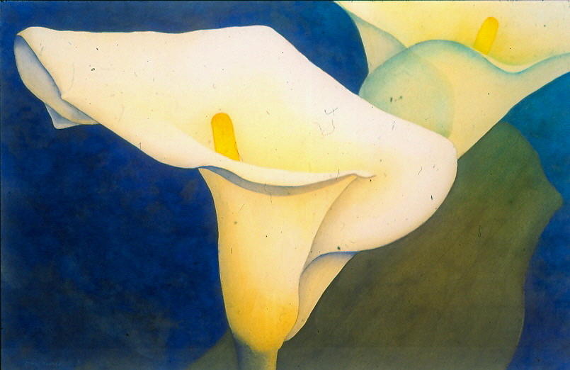 805x522 Consider The Lilies Painting By Diane Maurer - Consider The Lilies Painting