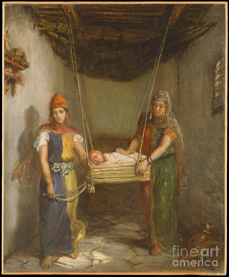 744x900 Scene In The Jewish Quarter Of Constantine Painting By Celestial - Constantine Painting