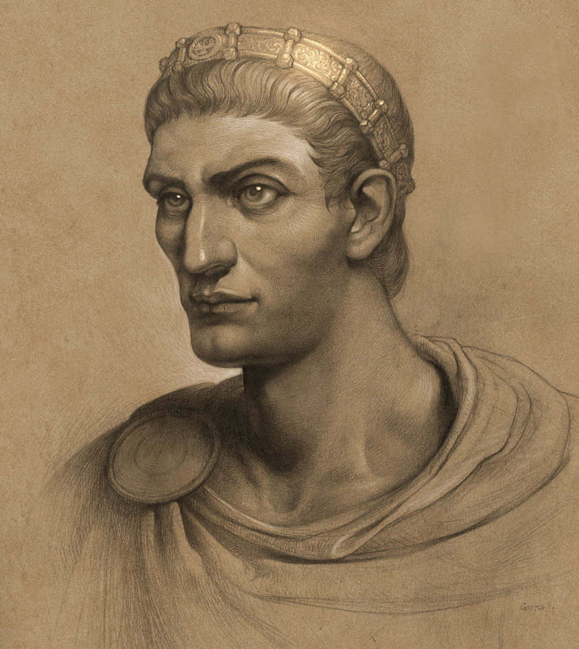 844x947 Entering The World Of History Constantine The Great Life - Constantine The Great Painting