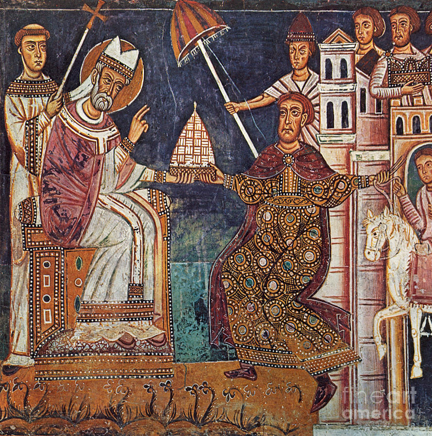 890x900 Constantine I (C280 337) Painting By Granger - Constantine The Great Painting