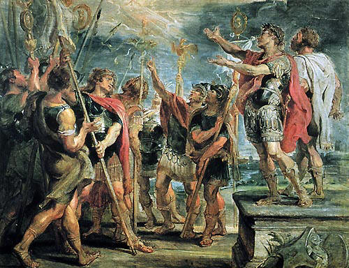 500x384 Constantine The Great Roman Emperor, Christian Saint, History'S - Constantine The Great Painting