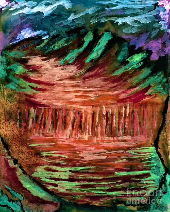 720x900 Mars Sunrise Painting By Allison Constantino - Constantino Painting