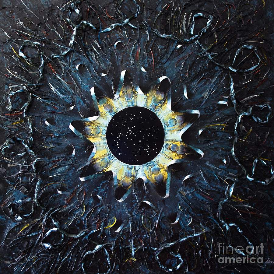 900x900 Orion Iris Constellation Painting By Presa Hall - Constellation Painting