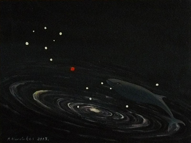 800x599 Buy Mira. Whale Constellation - Constellation Painting