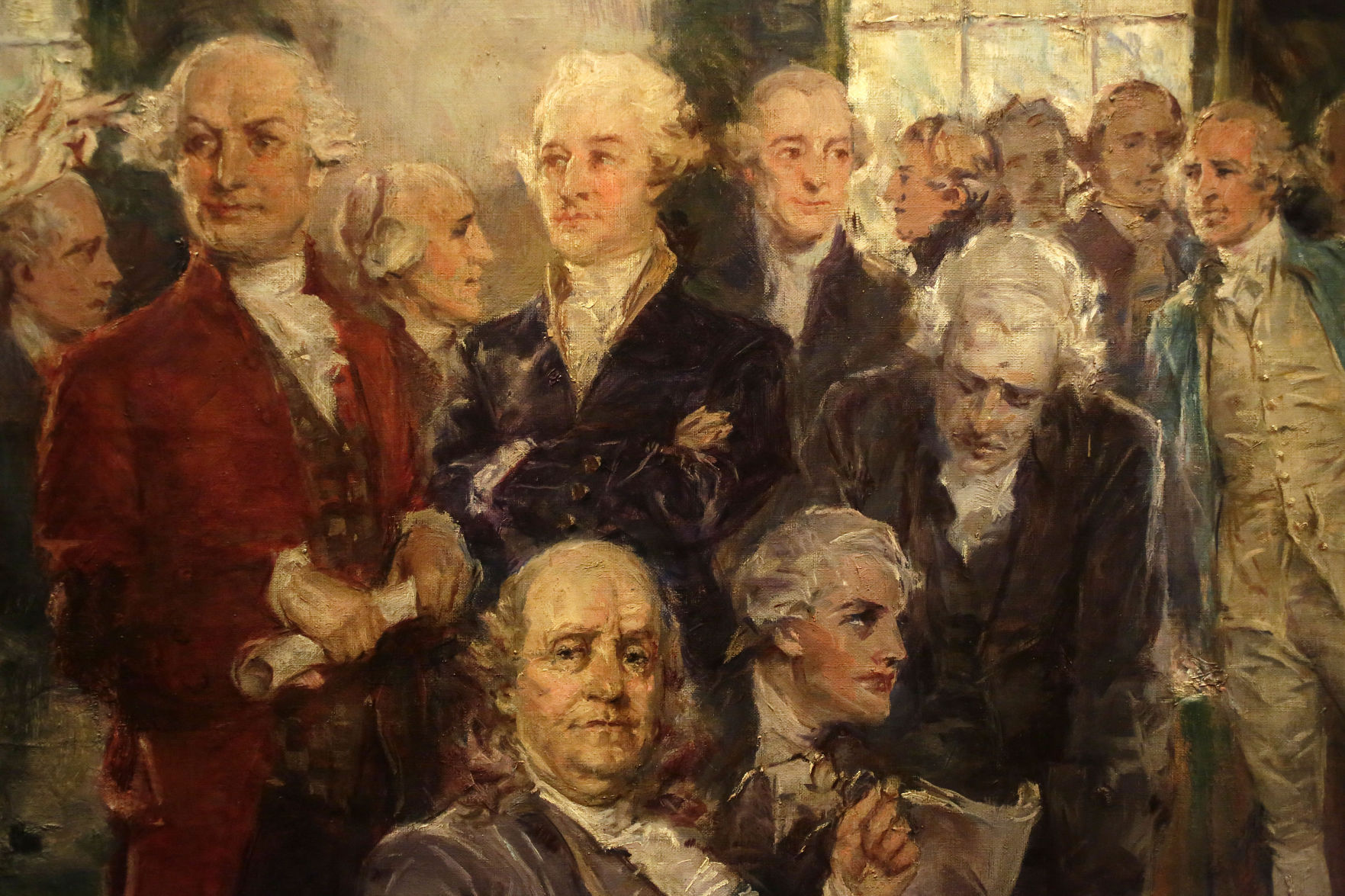 1763x1175 Rarely Seen Painting Of Constitution's Signing Goes On Display - Constitution Painting
