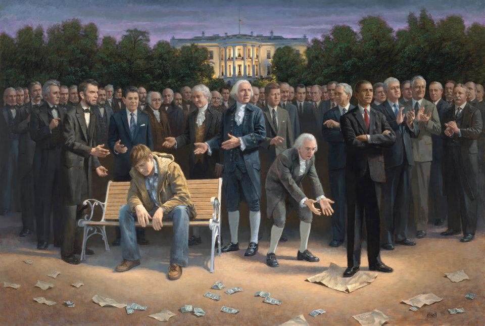 960x645 The Empowered Man - Constitution Painting
