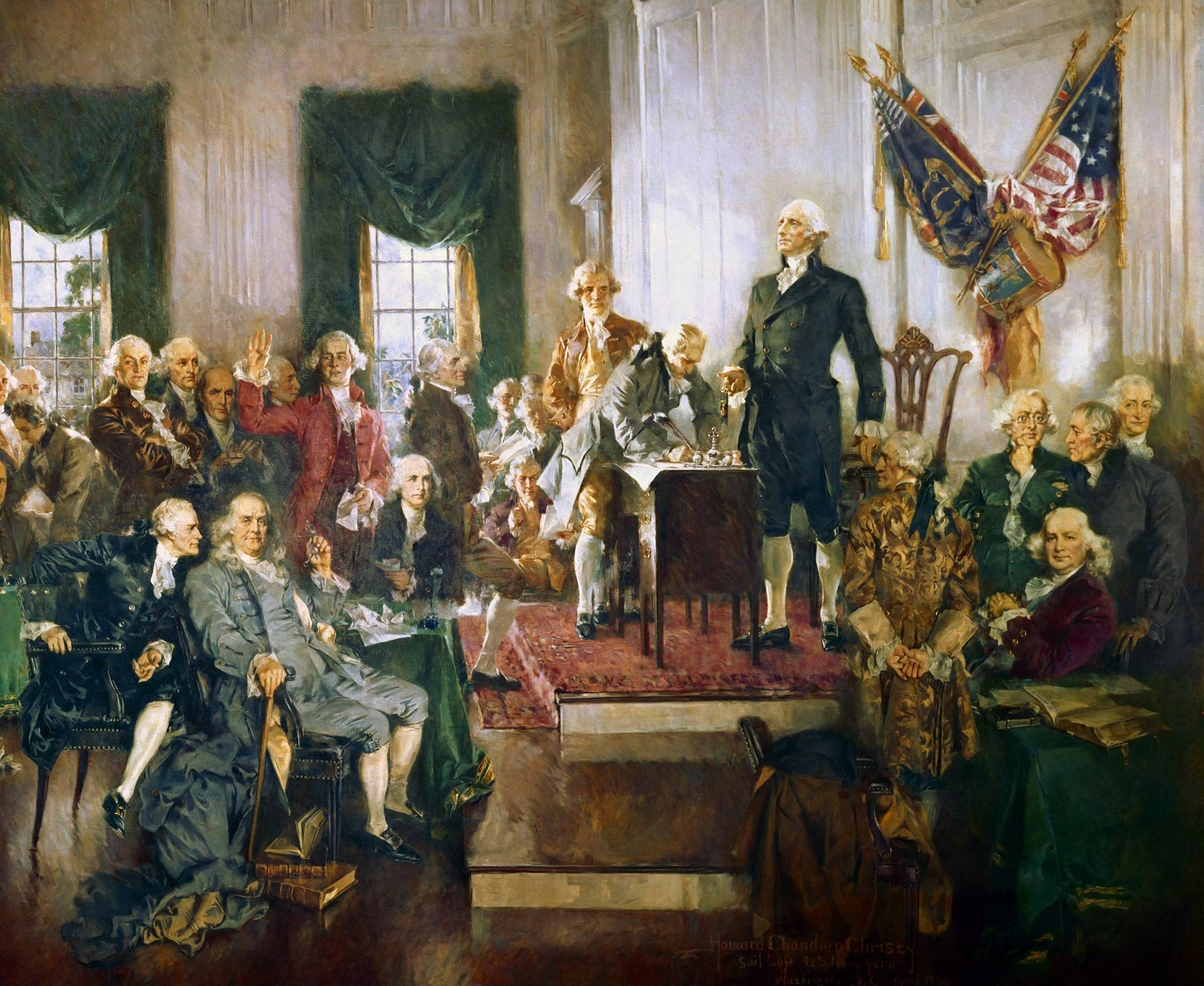 2127x1742 Art - Constitution Painting