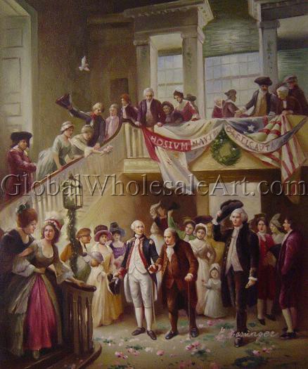 438x525 Jean Leon Gerome Ferris - Constitutional Convention Painting