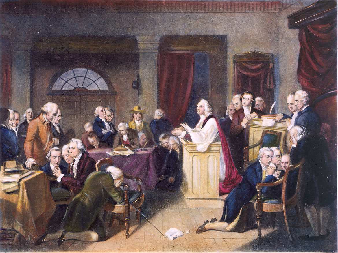 1169x877 Prayer - Constitutional Convention Painting