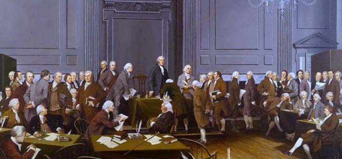 688x320 The Constitutional Convention Of 1787 - Constitutional Convention Painting