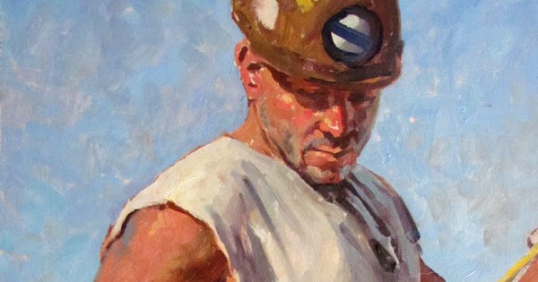 600x315 Gurney Journey Iron Worker - Construction Worker Painting