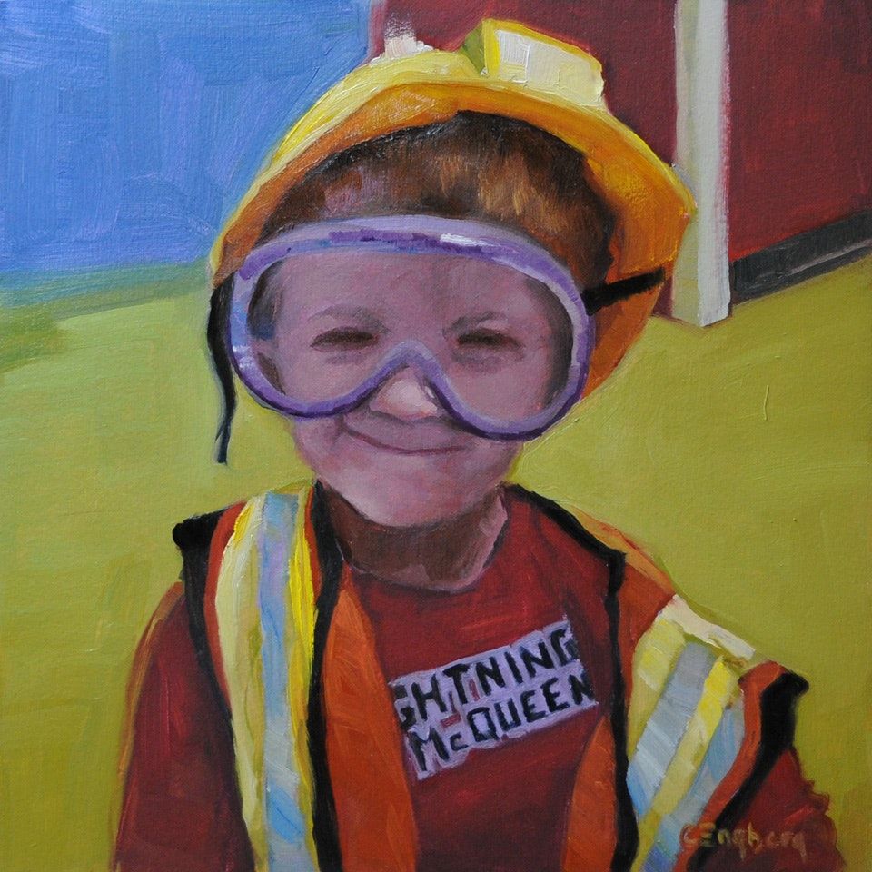960x960 Original Art Paintings Gallery For 2018 04 21 - Construction Worker Painting