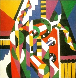 258x266 Norway - Constructivist Painting