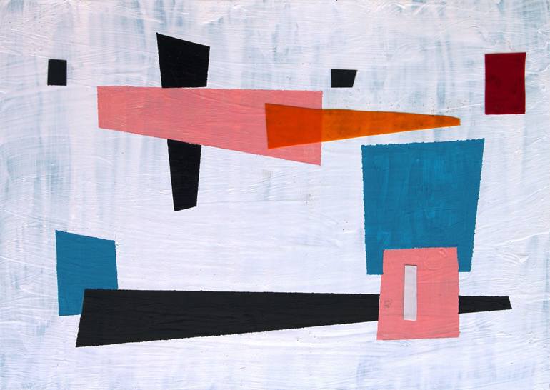 770x546 Saatchi Art Constructivist Study Painting By Abel Ortiz - Constructivist Painting