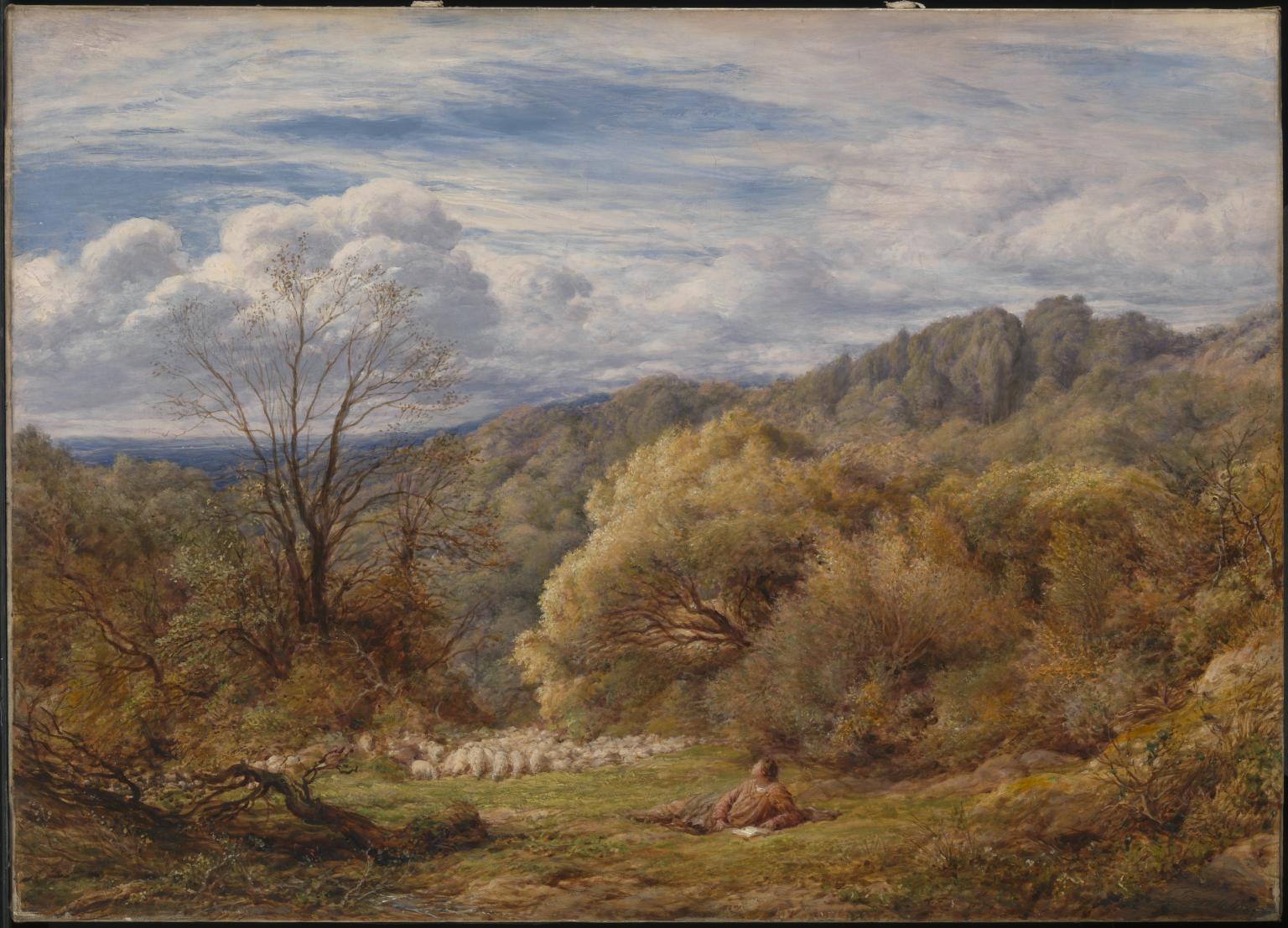 1536x1107 Contemplation', John Linnell, 1864 5 Tate - Contemplation Painting