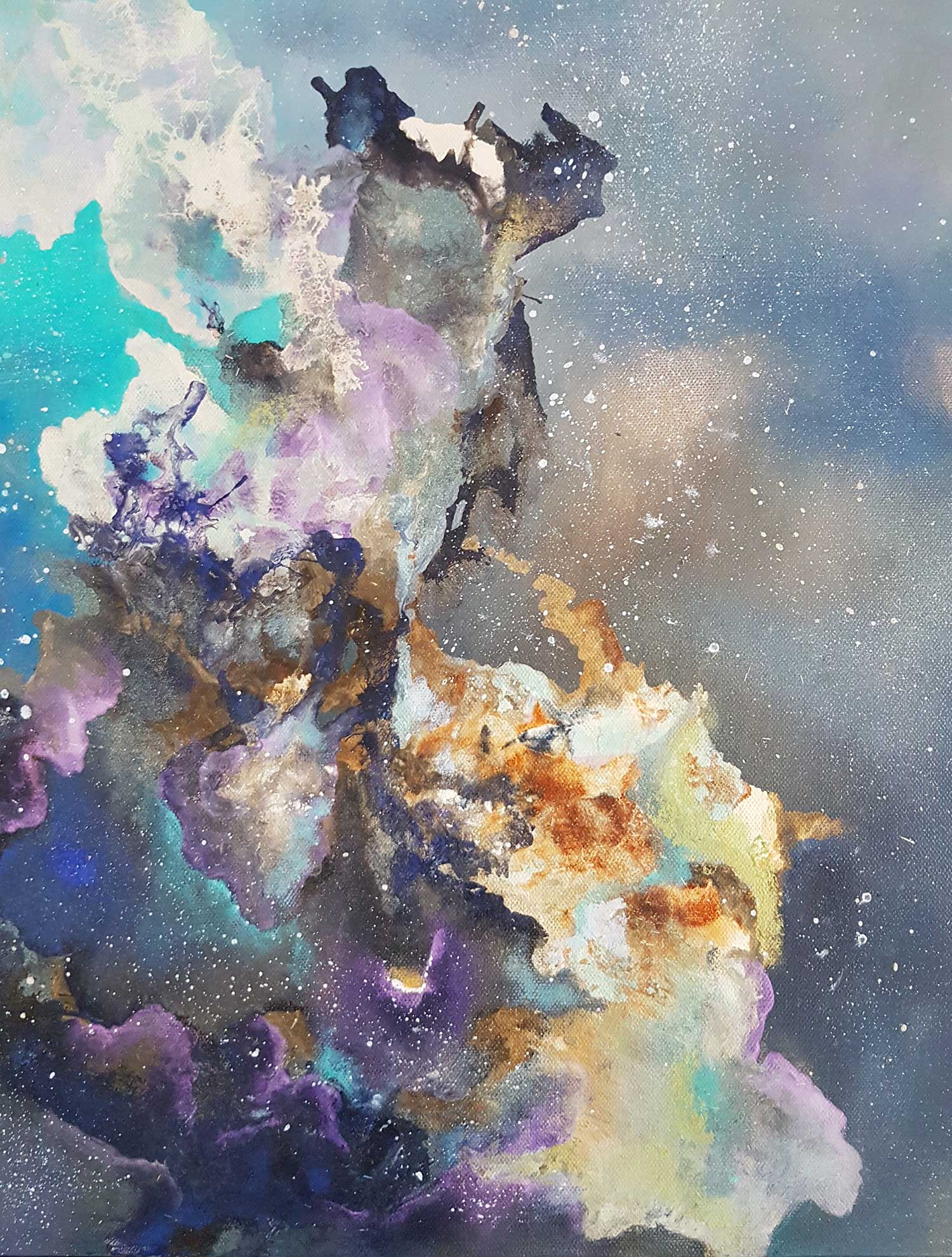 1500x1980 Contemplation Aria Dellcorta Art - Contemplation Painting