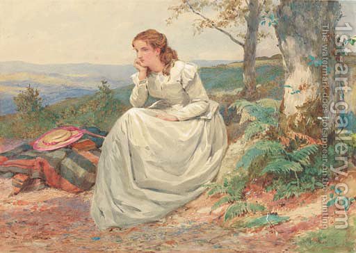 512x364 Contemplation John Absolon Reproduction 1st Art Gallery - Contemplation Painting