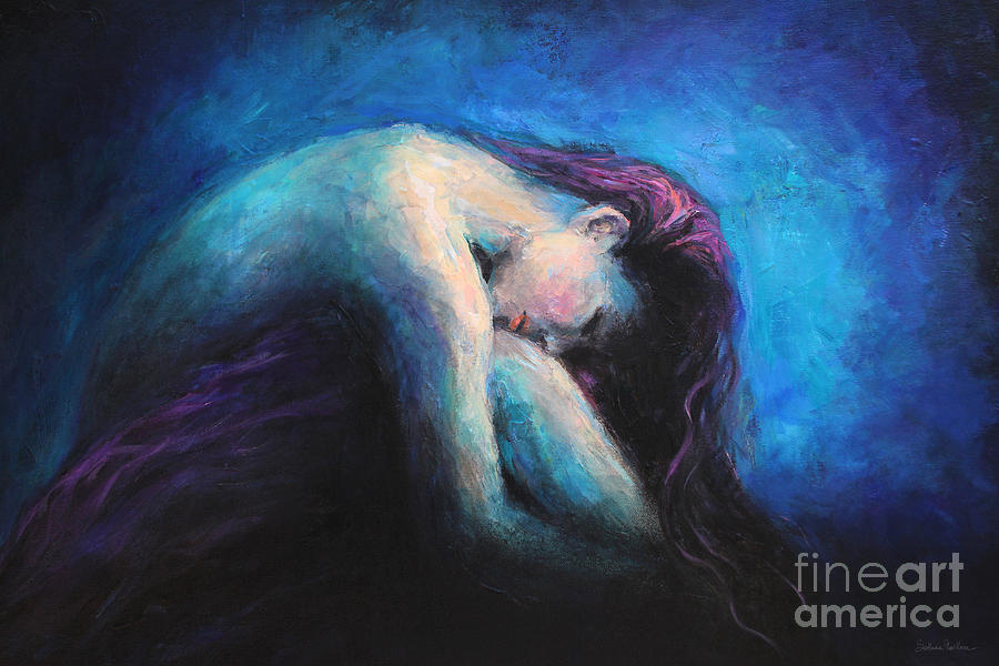 900x600 Contemplation Painting By Svetlana Novikova - Contemplation Painting