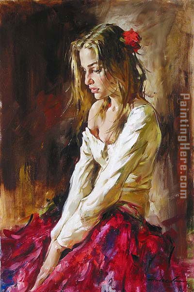 400x600 Andrew Atroshenko Contemplation Painting Anysize 50% Off - Contemplation Painting