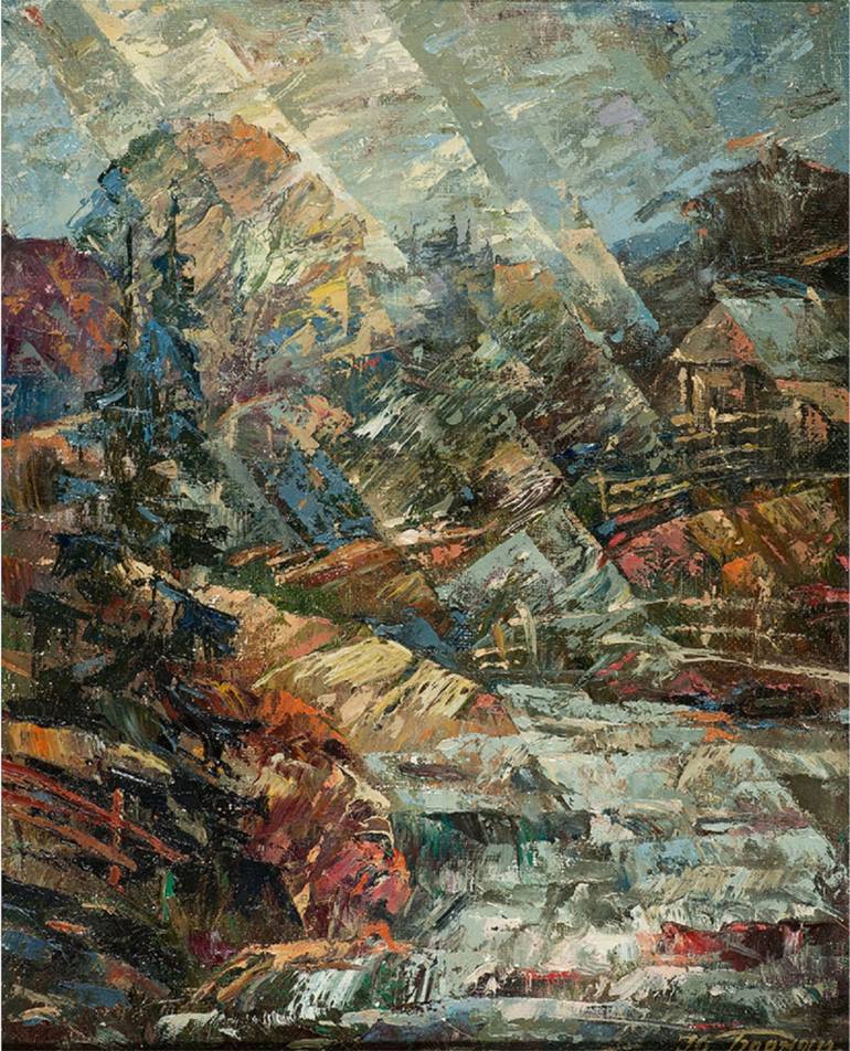 770x952 Saatchi Art Contemplation Painting By Yuriy Bodnar - Contemplation Painting