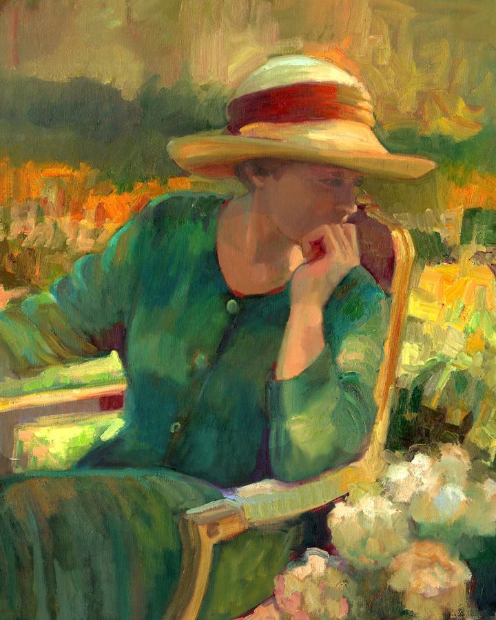 720x900 Sally Rosenbaum - Contemplation Painting