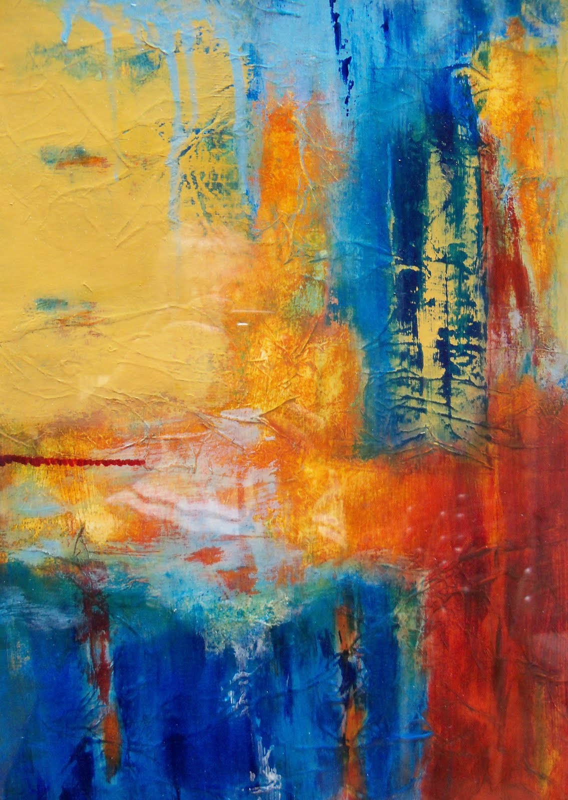 1137x1600 Abstract Artists International Persevere Original Contemporary - Contemporary Abstract Painting