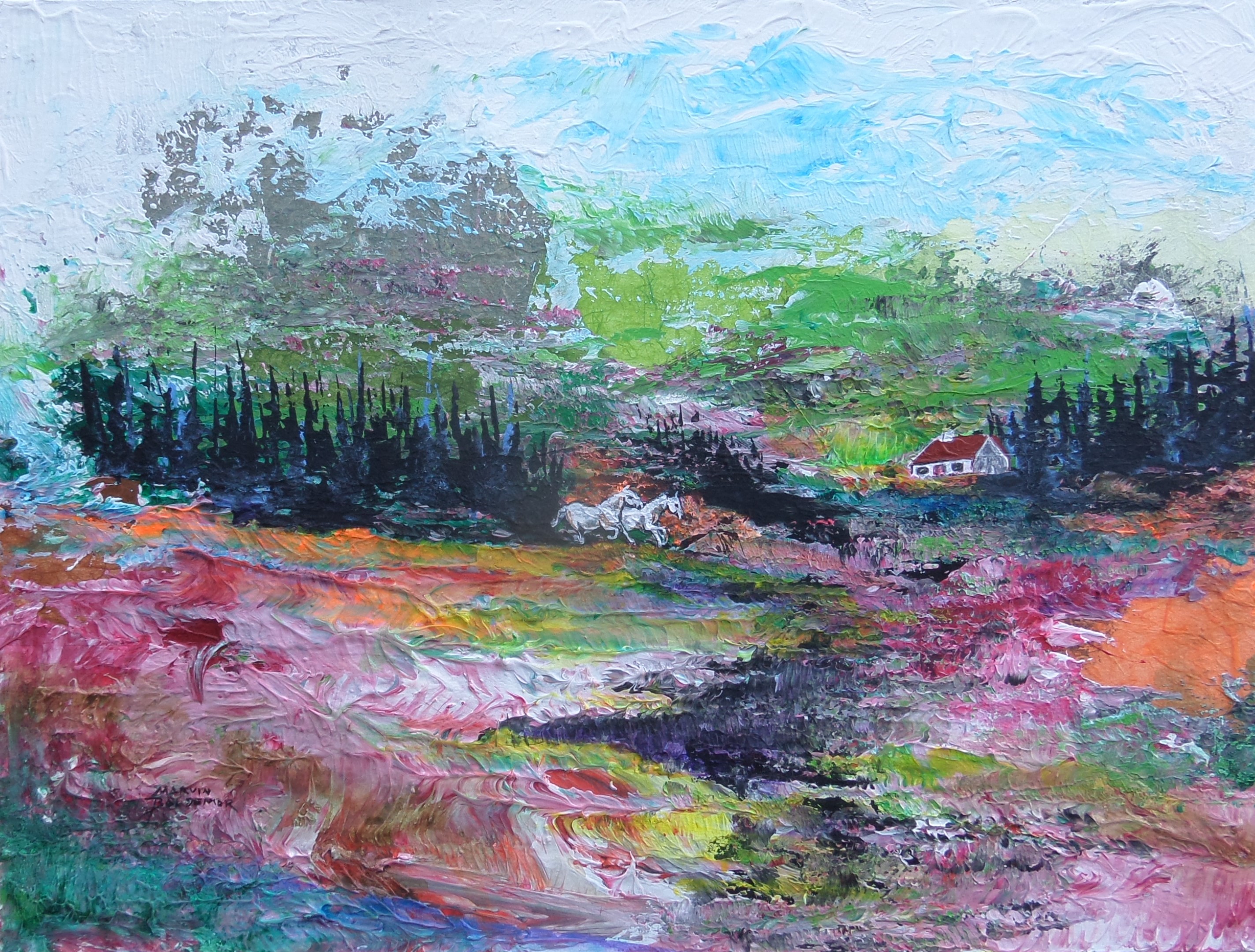 2847x2159 Playtime Original Modern Contemporary Abstract Painting Art 4 You - Contemporary Abstract Painting