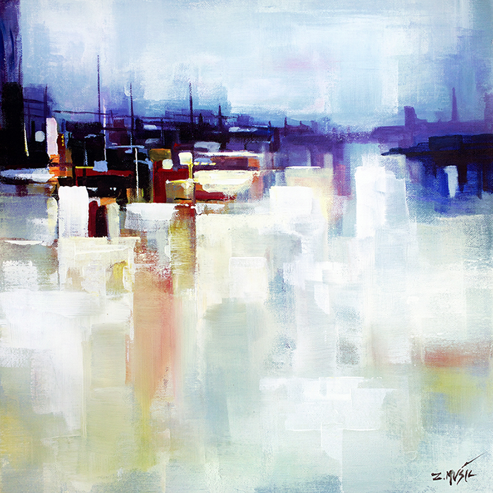 700x700 Abstraction Of Existence Zlatko Music Art - Contemporary Abstract Painting