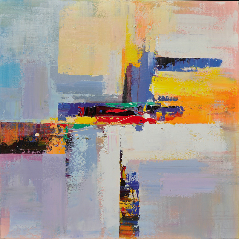 800x800 Handmade Large Contemporary Art Canvas Painting, Original Art - Contemporary Acrylic Painting