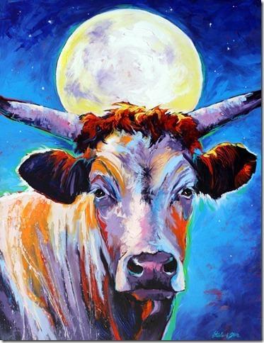 373x484 The Cow Now In Contemporary Art The Denver Post - Contemporary Cow Painting